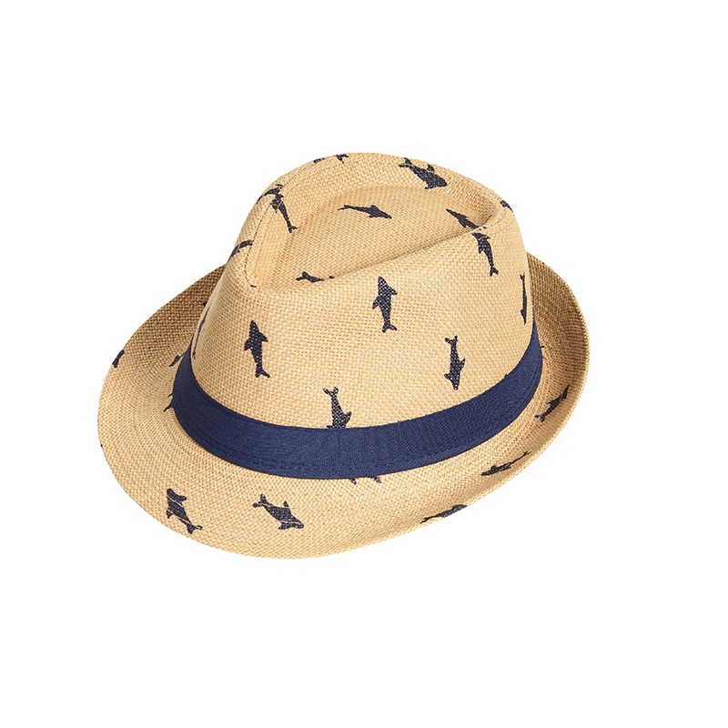 Lógó Saincheaptha Kids Straw Fedora Hat