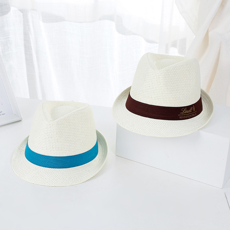 Lógó Órga Trilby Sun Straw Hat for Promotion