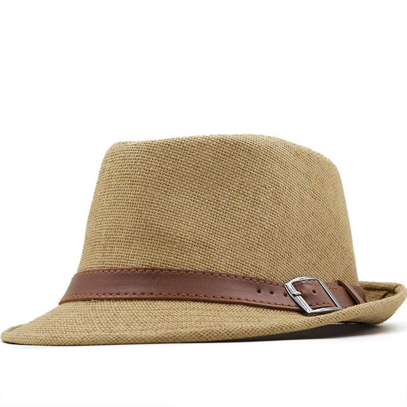 Crios Leathar Plain Pu Hataí Tuí Trilby Fedora